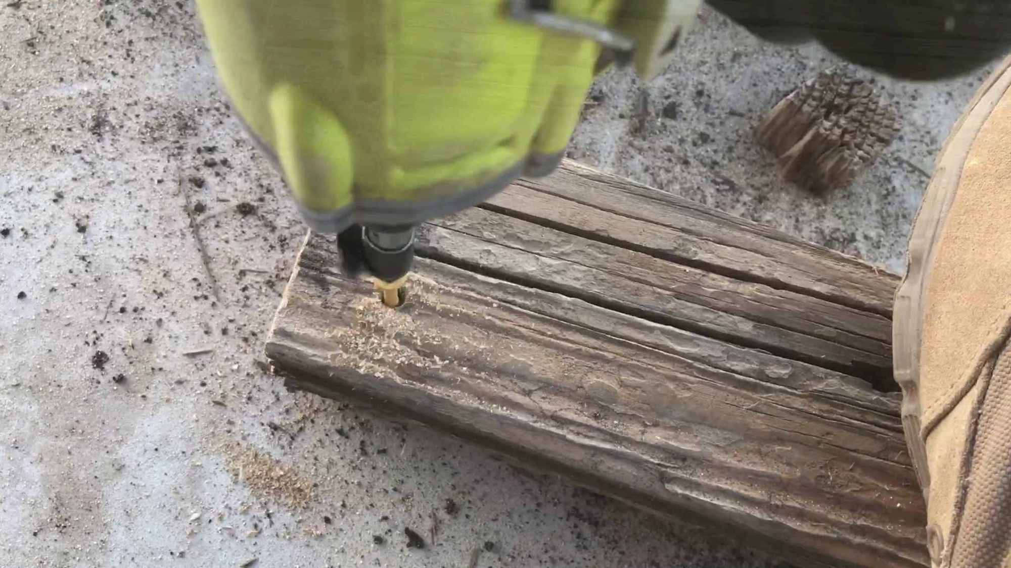 02 Screwing Together 2x4s For Grain Grinder Table