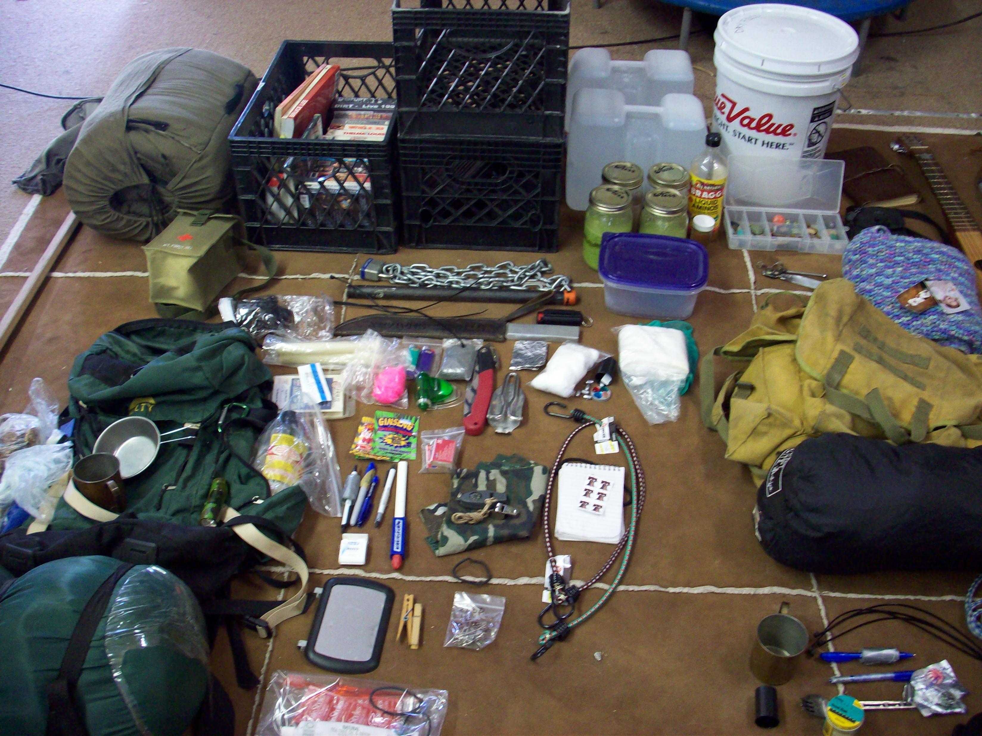 13 Emergency Evacuation Drill Inventory and Repacking of Bug Out Bag 03