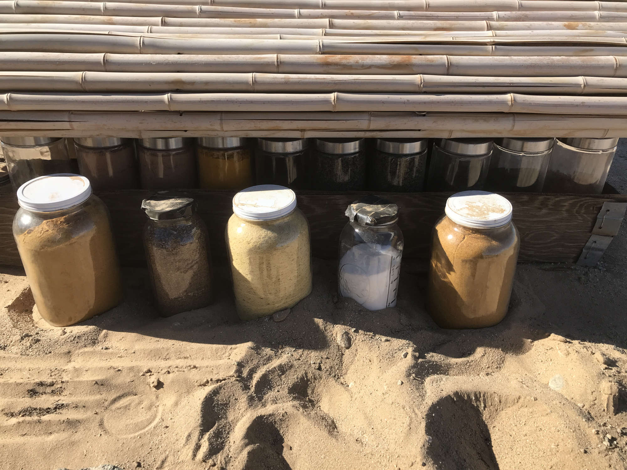 Bamboo Shaded Spice Rack