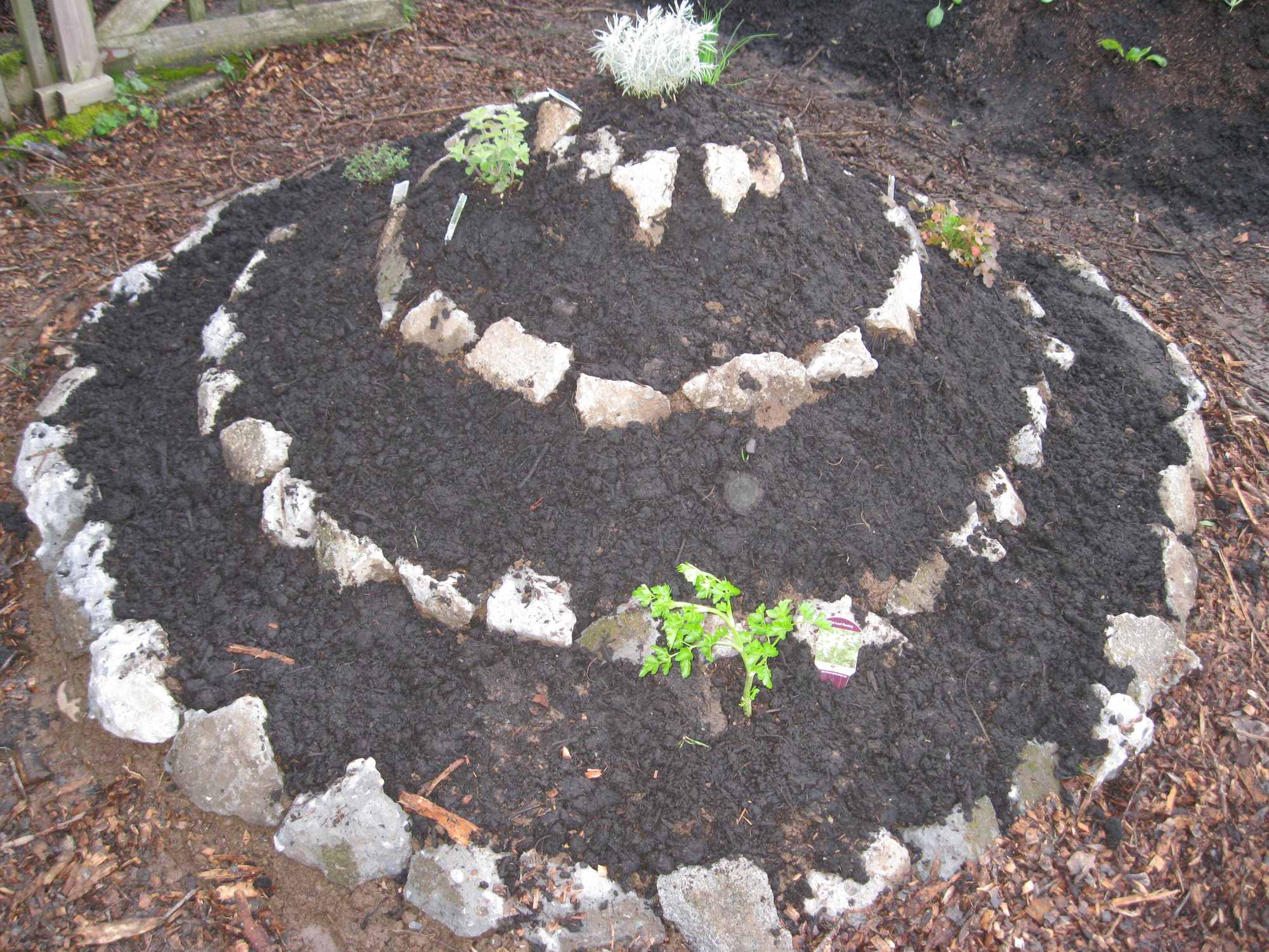 Concentric Circle Tiers Garden 01