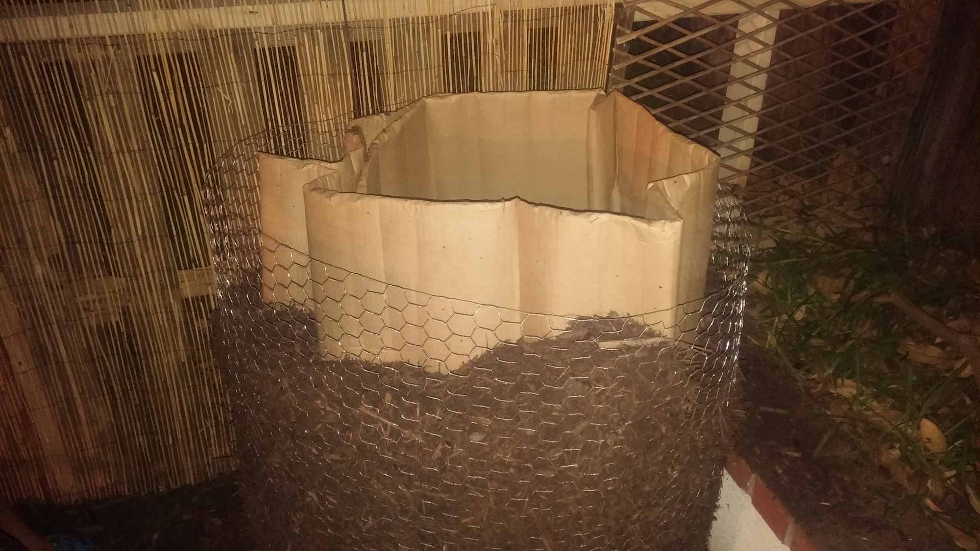 Dog Proof Cardboard Chicken Wire Pots 03