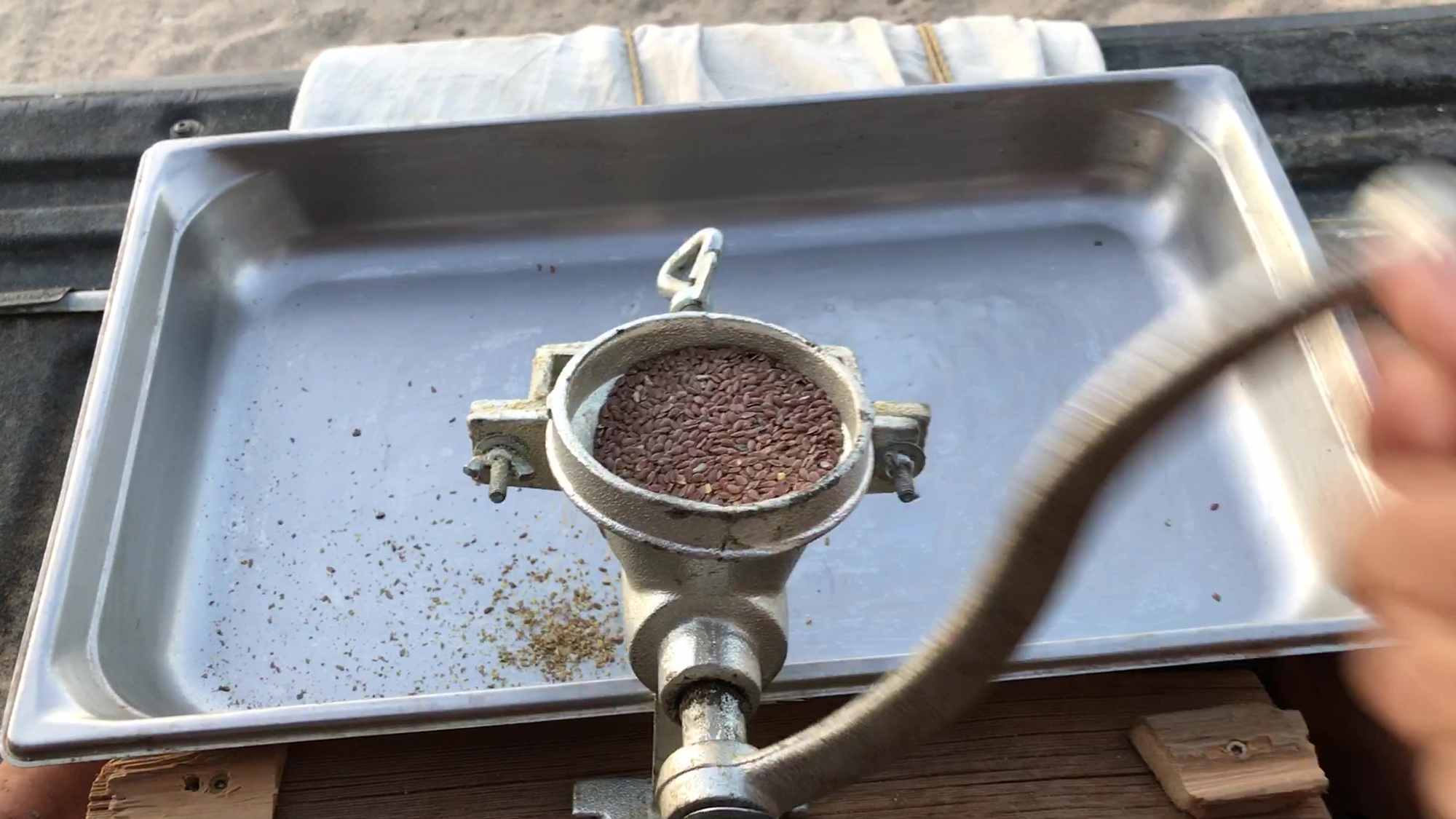 Grinding Flax With A Grain Grinder