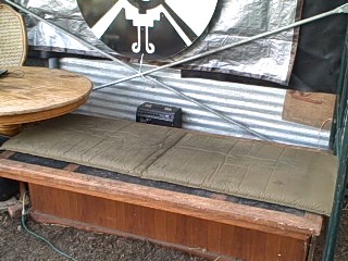 Meditation Mat in the Survival Garden