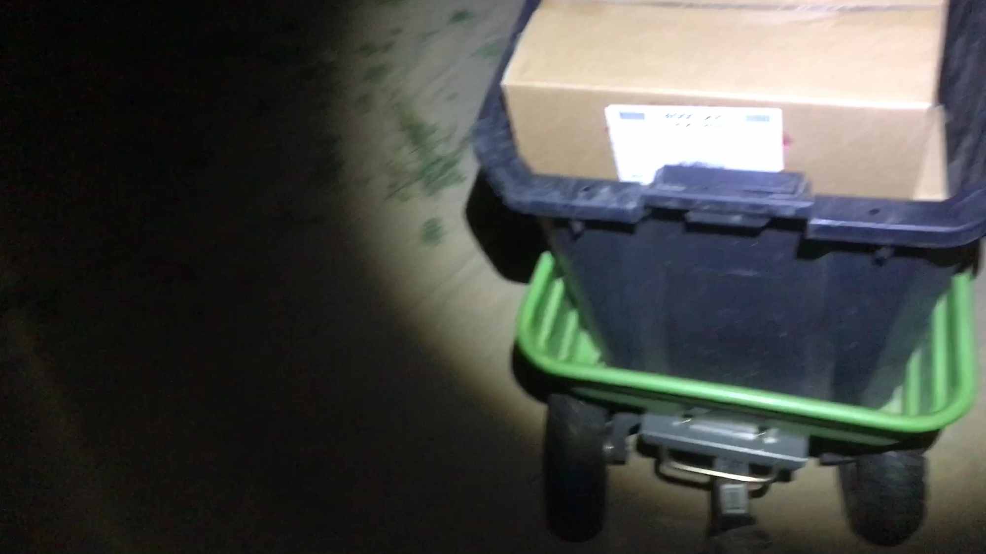 Night Resupply Run With Cart