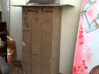 Rain Proofed Outdoor Lockers