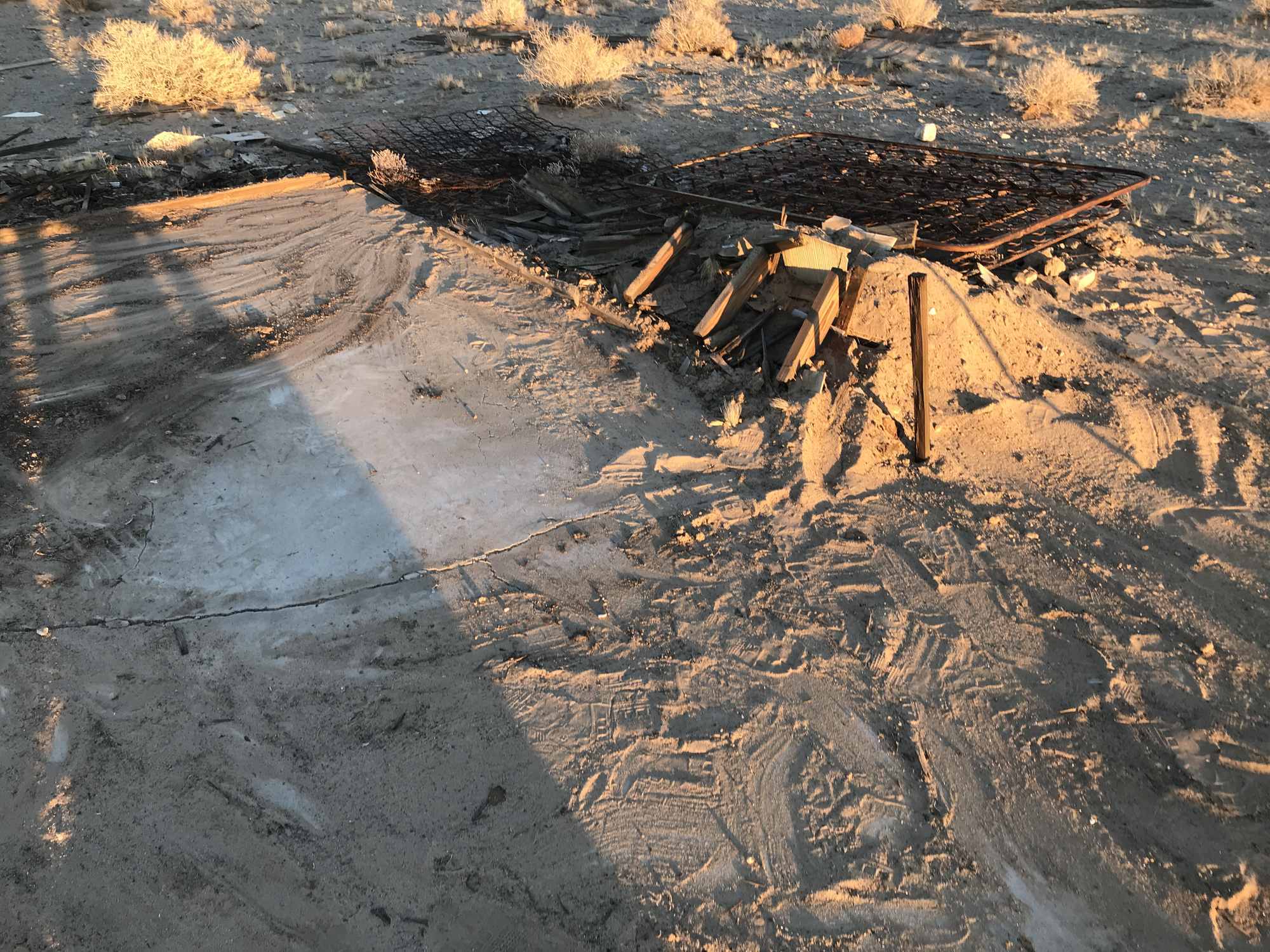 Day One: Clearing the Cement Pad for the Desert Bonsai Food Forest Garden Dome