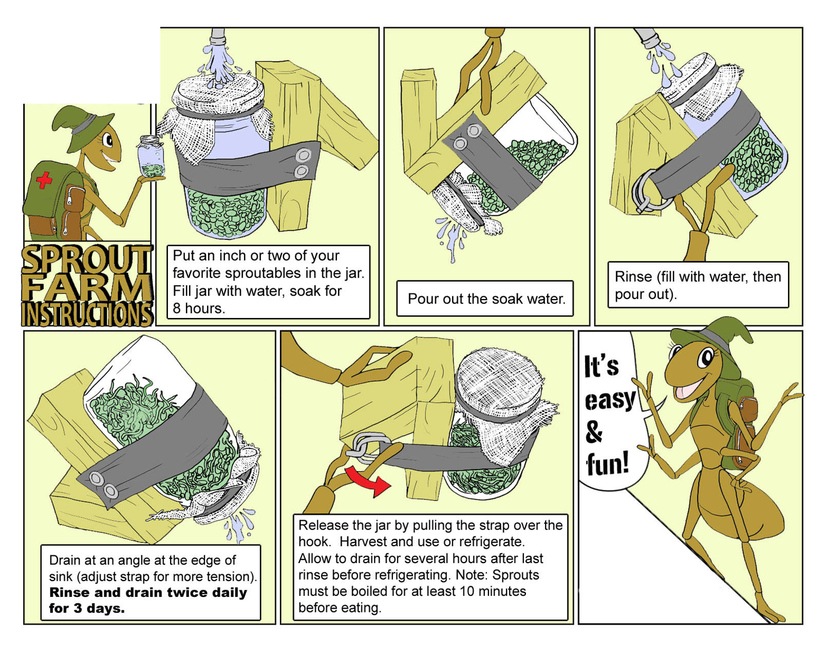 Sprout Farm Instructions