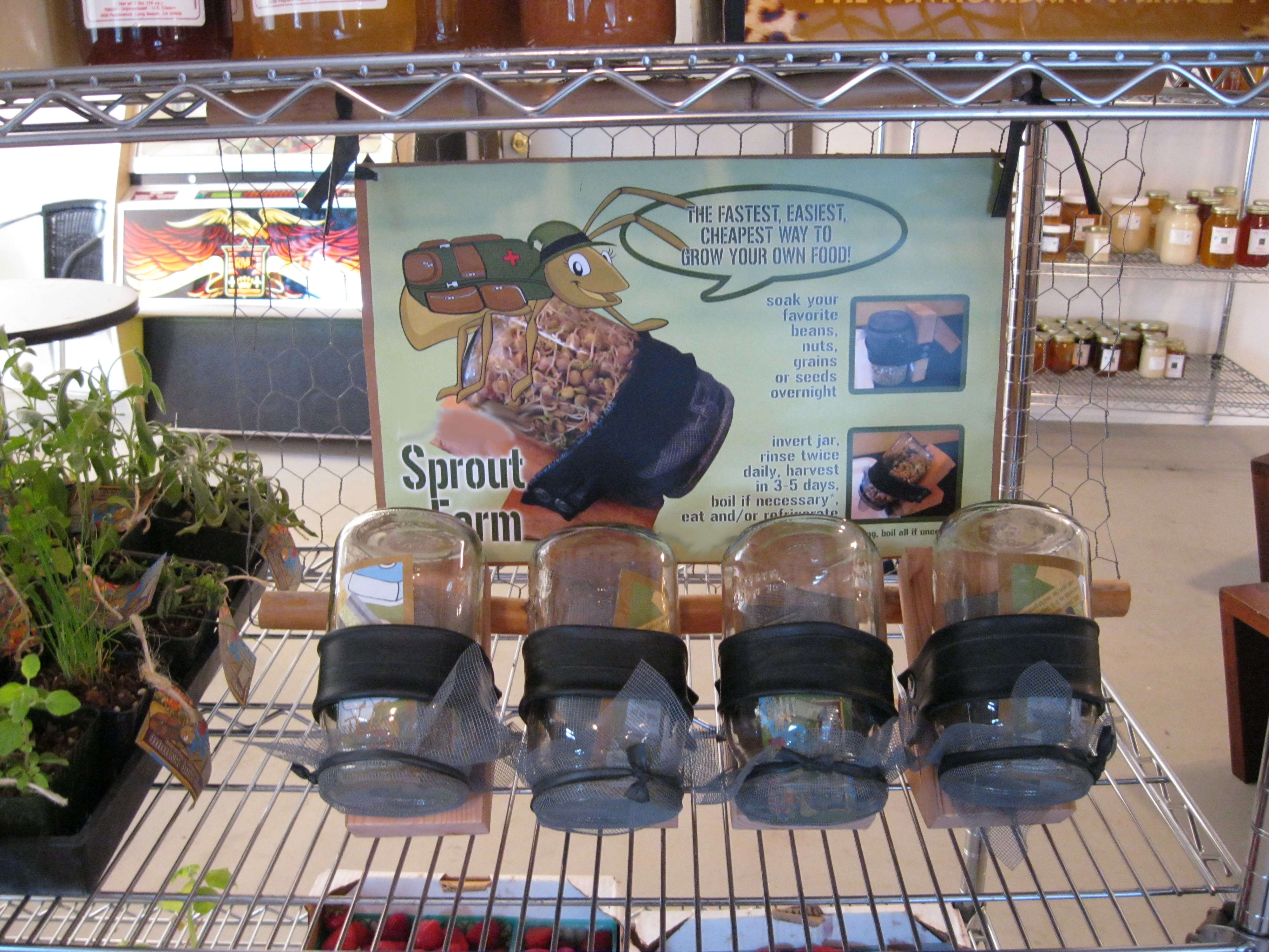 Sprout Farms On Store Shelf