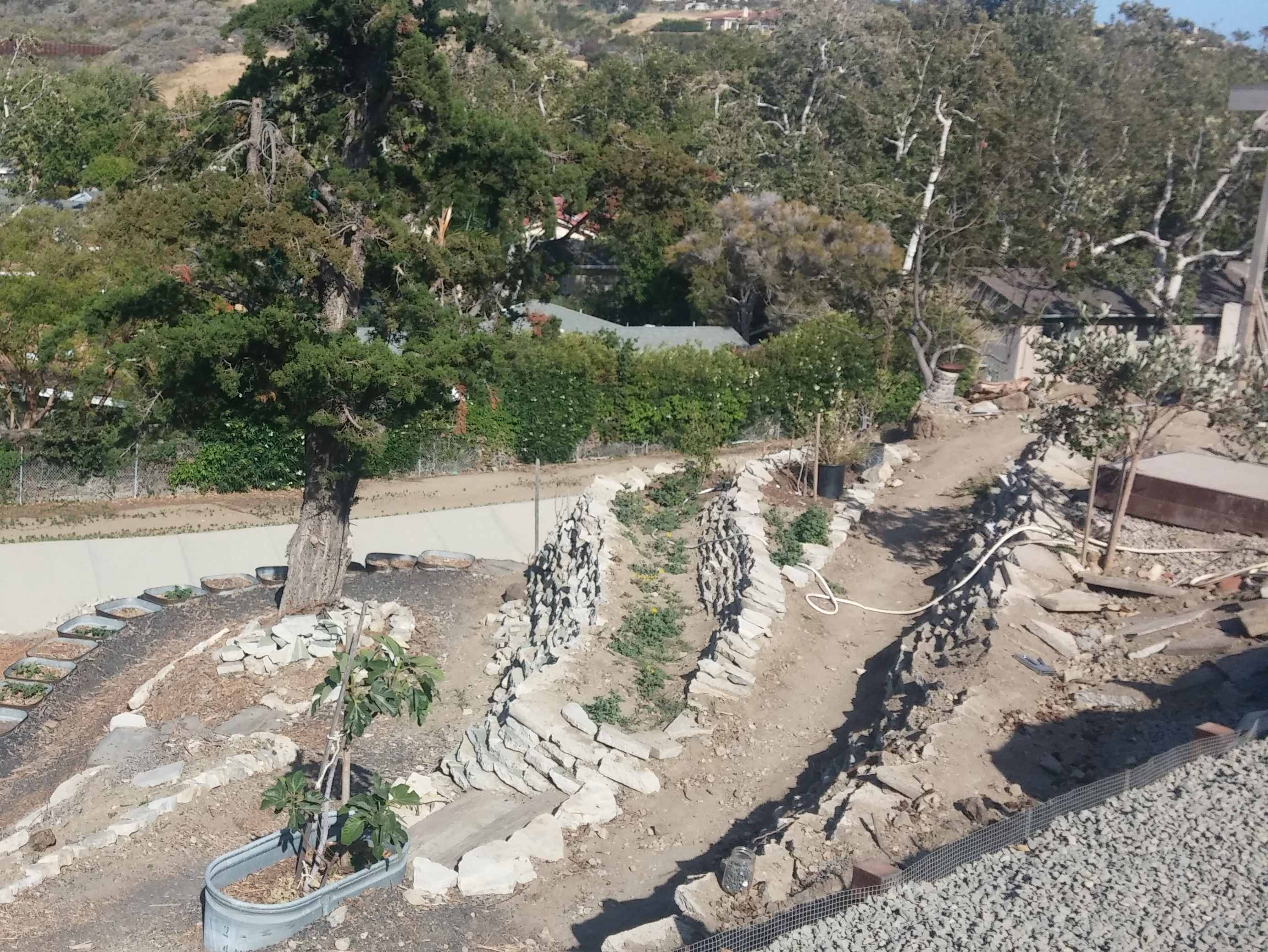 Terraced Slope Pathways