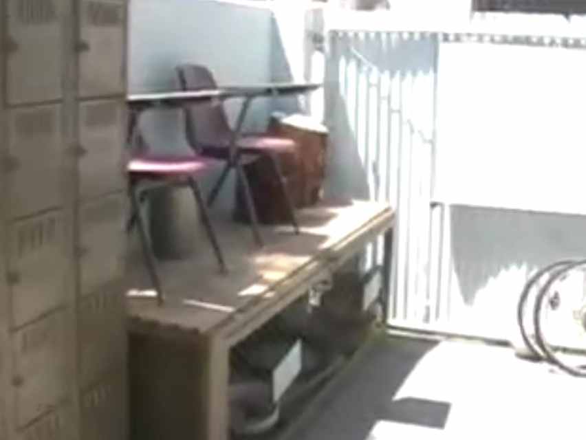 Urban Outdoor School Lockers Desks And Whiteboard